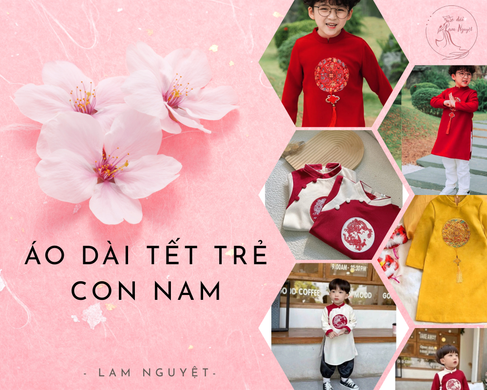 Áo Dài Tết Trẻ Con Nam
